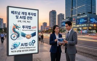 베트남 3월부터 시행되는 개정 투자법 일부 조건부 사업 지정 폐지 및 AI법 등 주요 7개 항목